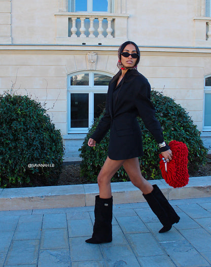 Valo I Sorte Ruskindsstøvler Til Kvinder