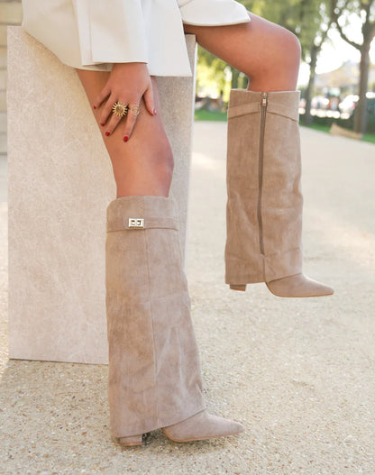 Valo I Sorte Ruskindsstøvler Til Kvinder