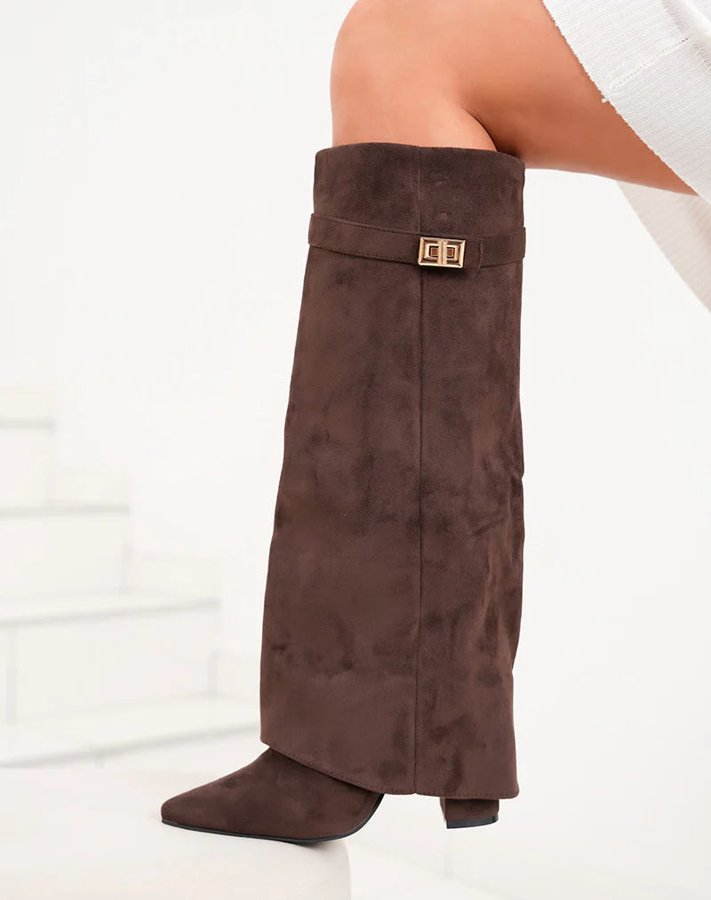 Valo I Sorte Ruskindsstøvler Til Kvinder