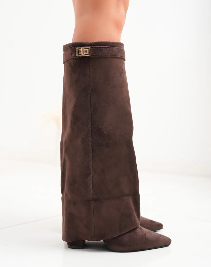 Valo I Sorte Ruskindsstøvler Til Kvinder